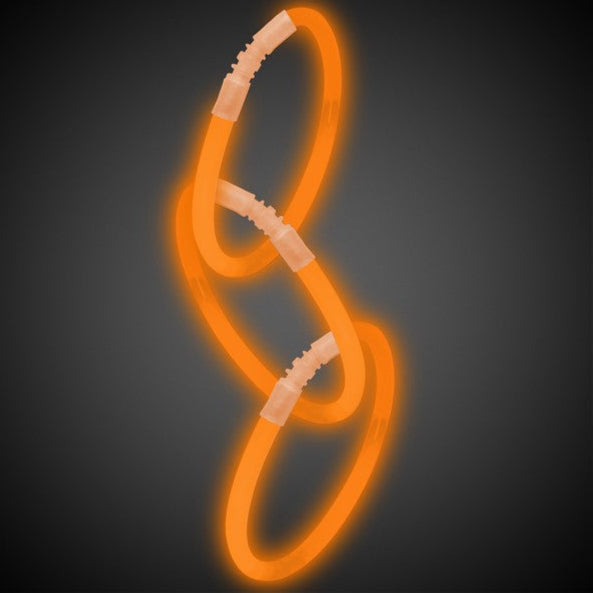 Orange 9 Inch Glow Bracelets