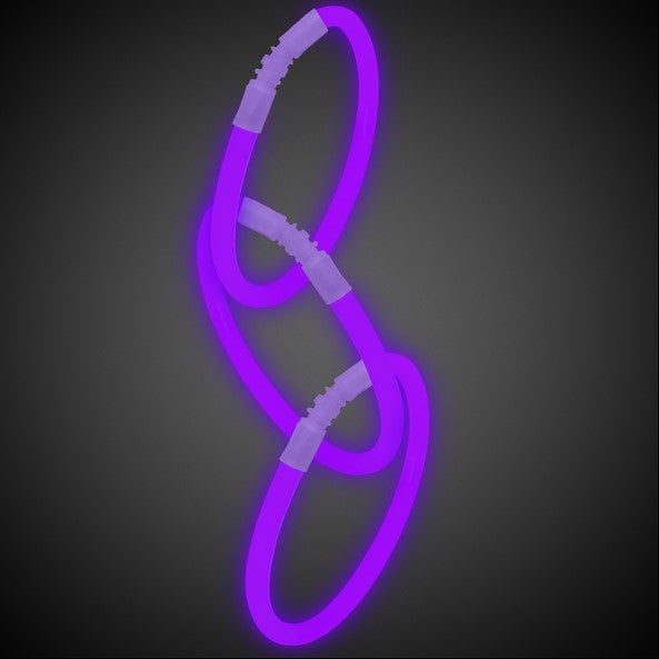 Purple 9 Inch Glow Bracelets