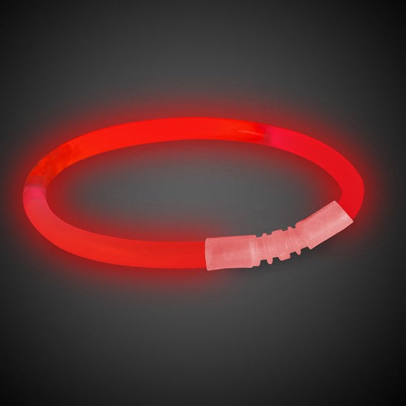 Red Glow 9" Bracelets