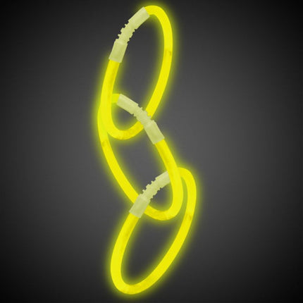 Yellow 9 Inch Glow Bracelets