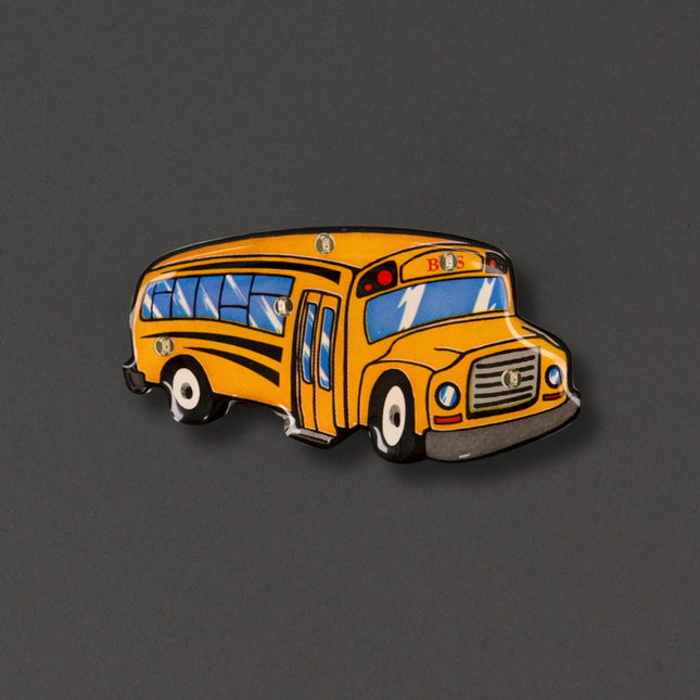 LED School Bus Flashing Body Light Lapel Pins