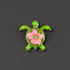 Sea Turtle Flashing Body Light Lapel Pins