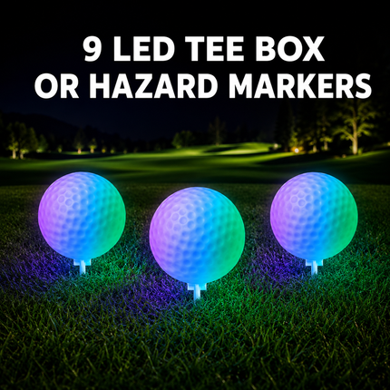 9 LED Tee Box Markers