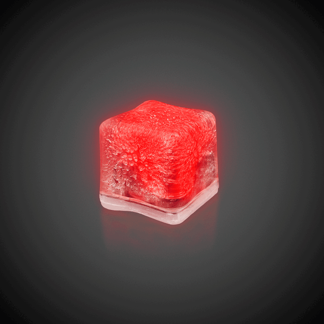 Rainbow LED Light Up Ice Cubes - 12 Per Pack