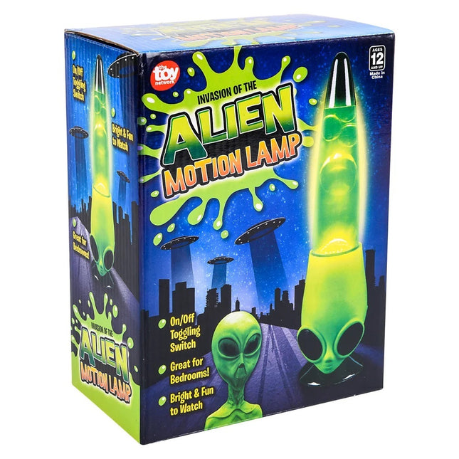 (T) 13 Inch Alien Head Wax Motion Lamp