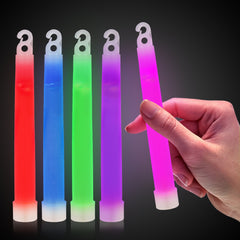 Assorted Color 6" Glow Sticks