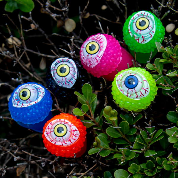 Assorted LED Light Up Flashing Eyeball Rings