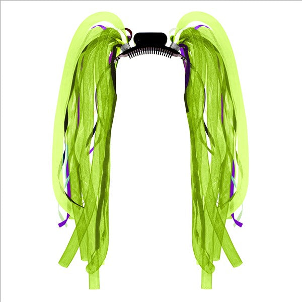 Assorted LED Party Dreads Headbands - Green Color