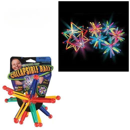 12 Light-Up Collapsible Ball - 12 Balls Per Pack