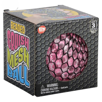3.5" Beaded Squish Mesh Ball