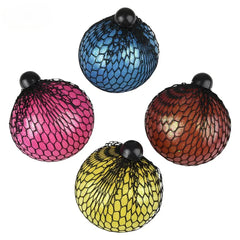 3.5" Glitter Squish Mesh Ball