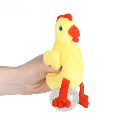 4.75" Chicken Squeezy Bead Plush