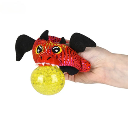 3" Dragon Squeezy Bead Plush