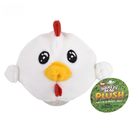 3" Farm Animal Squeezy Bead Plush