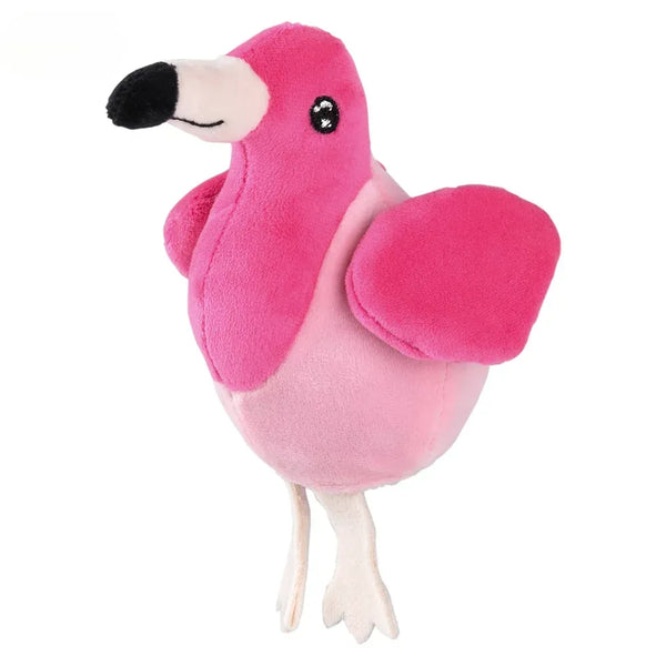 3 Flamingo Squeezy Bead Plush