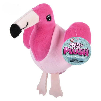 3" Flamingo Squeezy Bead Plush