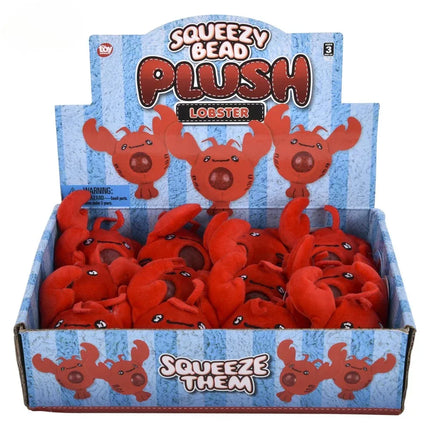 3" Lobster Squeezy Bead Plush