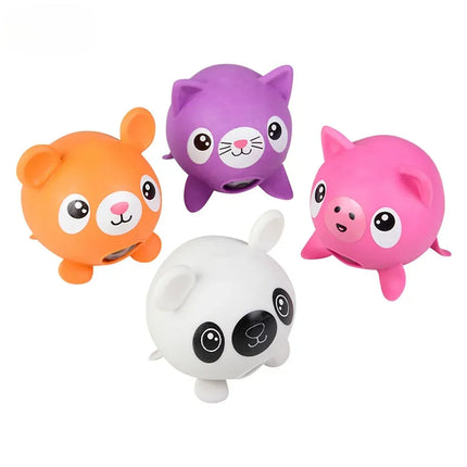 3" Squeezy Bead Animal Ball