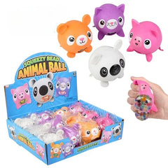 3" Squeezy Bead Animal Ball