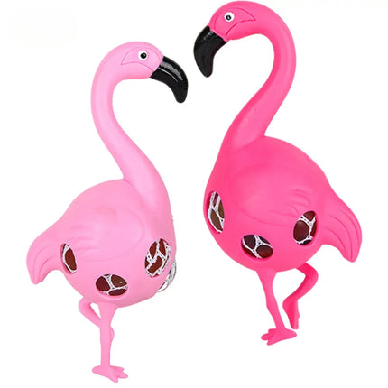 6" Squeezy Bead Flamingo Ball