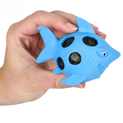 3.5" Squeezy Bead Shark Ball