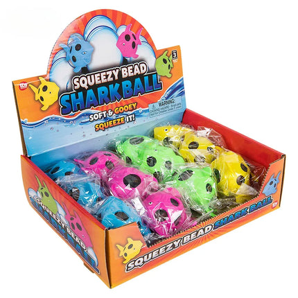 3.5" Squeezy Bead Shark Ball