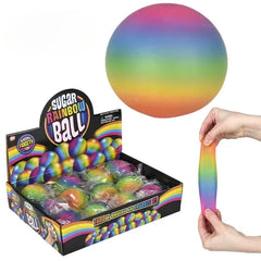 2.4" Rainbow Squeezy Sugar Ball