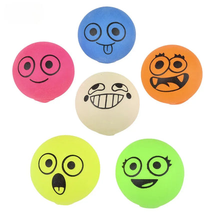 2.4" Squeezy Silly Faces Sugar Ball