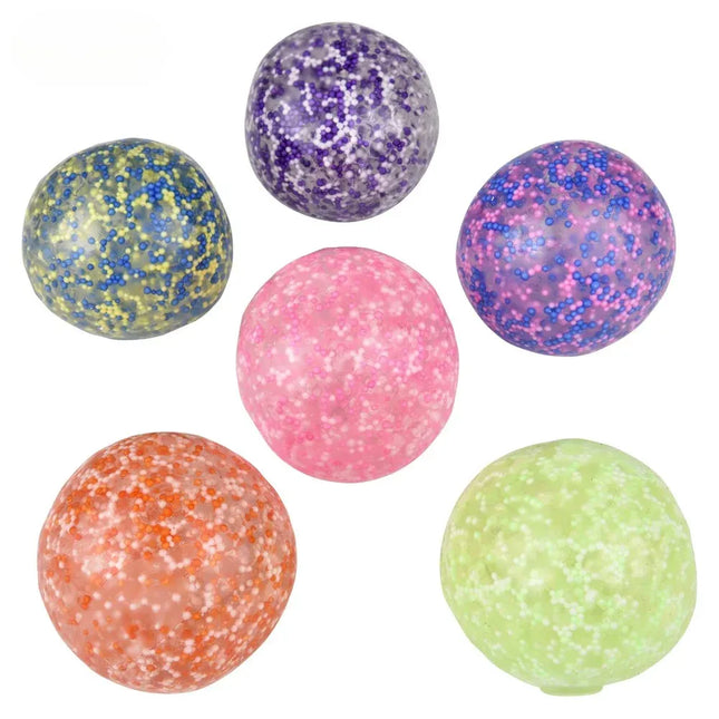 2.75" Squish Sticky Beaded Ball - Pack of 12