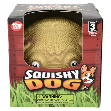 4" Squish And Stretch Puffy Dog