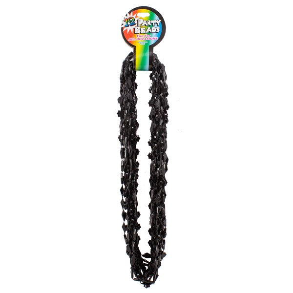 Black Bead Graduation Cap Necklaces - Pack of 12