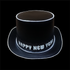 Light Up Black Happy New Year Top Hat