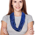 Blue Bead Beer Mug 33" Necklaces - 12 Per Pack