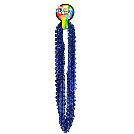 Blue Bead Beer Mug 33 Inch Necklaces  Pack of 12
