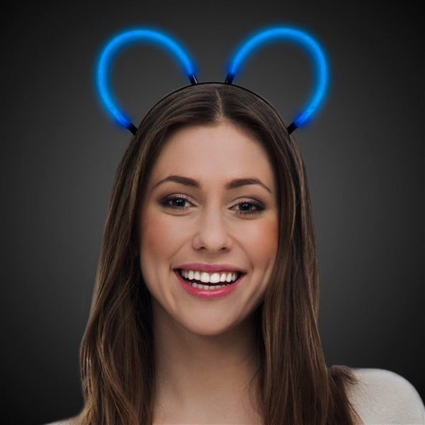Blue Glow Bunny Ears
