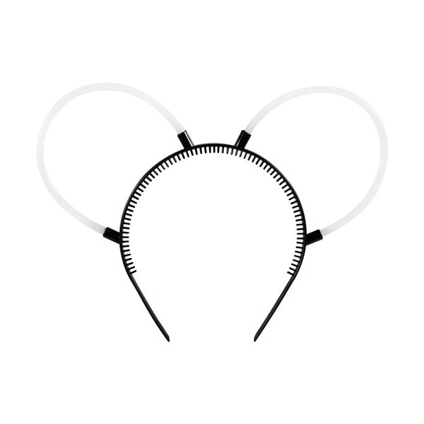 Blue Glow Bunny Ears Headband