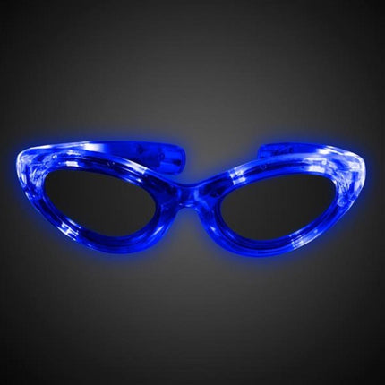Blue LED Light Up Sunglasses