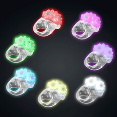 LED Flashing Rings & Light Up Earrings