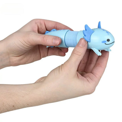 7.5" Axolotl Fidget Pop Tube