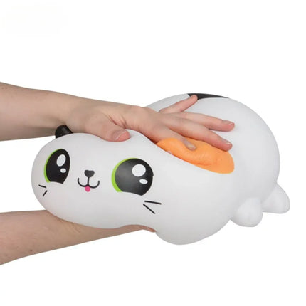 10.25" Jumbo Laying Squish Cat