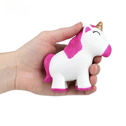 4" Squish And Stretch Unicorn