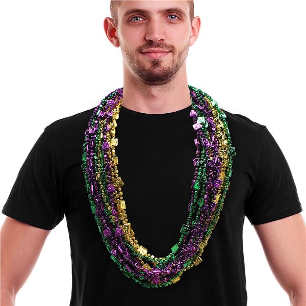 Cards & Dice 48 Inch Bead Necklaces