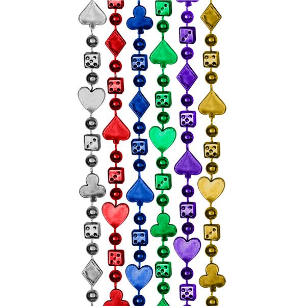 Casino Bead 33 Inch Necklaces