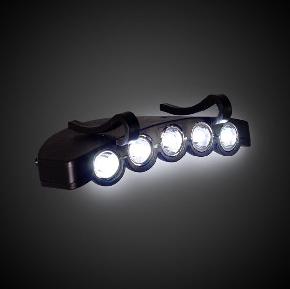 Clip-On LED Flashlight For Hat