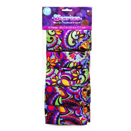 Colorful Psychedelic Scarves