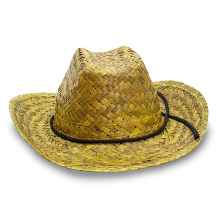 Colorful Straw Cowboy Hats - Yellow