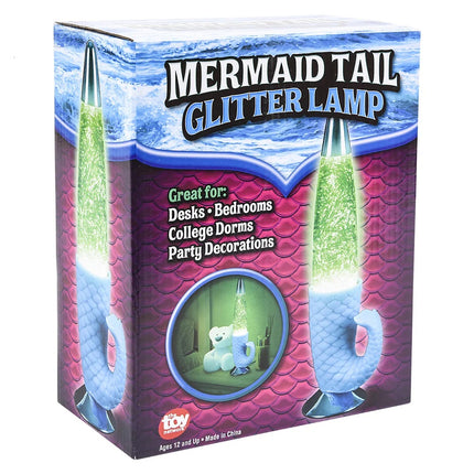 Cool Mermaid Tail Glitter Lamp