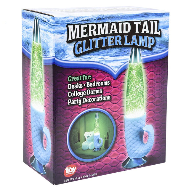 Cool Mermaid Tail Glitter Lamp