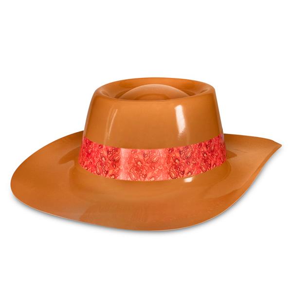 Cowboy Hats With Red Bandanas