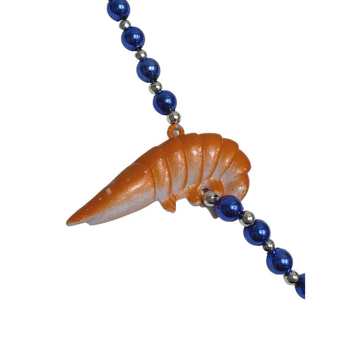 Crab, Fish, Shrimp & Clam Beaded 42 Inches Necklace